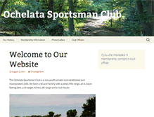 Tablet Screenshot of ochelatasportsmanclub.com